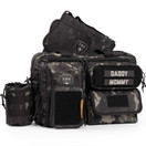 TBG Mens Tactical Diaper Bag SET w/Changing Mat, Bottle Pouch, Dump Pouch