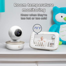 Motorola Video Baby Monitor - 2 Wide Angle HD Cameras with Infrared Night Vision and Remote Pan, Tilt, Zoom - 5-Inch LCD Color Display with Split Screen View, Room Temperature and Sound Alert MBP50-G2