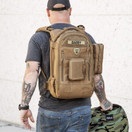 TBG - Mens Tactical Diaper Bag Backpack SET - Changing mat, Dump & Wipes Pouches