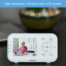 VTech VM3252 2.8â Digital Video Baby Monitor with Full-Color and Automatic Night Vision, White