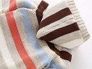 Baby Toddler Boys Girls Striped Long Sleeve Sweaters Cardigan Warm Outerwear Jacket