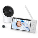 Video Baby Monitor, eufy Security, Video Baby Monitor with Camera and Audio, 720p HD Resolution, Night Vision, 5" Display, 110 Wide-Angle Lens Included, Lullaby Player, Ideal for New Moms