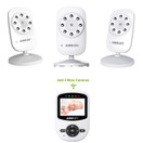 Video Baby Monitor with Digital Camera, ANMEATE Digital 2.4Ghz Wireless Video Monitor with Temperature Monitor, 960ft Transmission Range, 2-Way Talk, Night Vision, High Capacity Battery