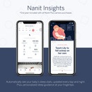 Nanit Plus - Smart Baby Monitor and Floor Stand: Camera with HD Video & Audio - Sleep Tracking - Night Vision - Temperature & Humidity Sensors and Two-Way Audio