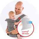 YOU+ME 4-in-1 Ergonomic Baby Carrier, 8 - 32 lbs (Grey Mesh)