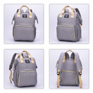 Diaper Bag Backpack, OSOCE MultiFunction Maternity Baby Bag, Waterproof and Stylish Diaper Backpack for Mom and Dad, Baby Diaper Bag with Large Capacity and Lightweight Size, Light Grey
