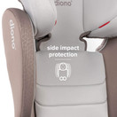 Diono Monterey XT Latch, 2-in-1 Belt Positioning Booster Seat with Expandable Height/Width, Grey Oyster