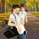 Diaper Bag Backpack, Diaper Bags for Baby Girl, Leopard Diaper Backpack Baby Bag