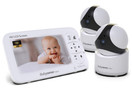 5" HD Baby Monitor, Babysense Video Baby Monitor with Camera and Audio, Two HD Cameras with Remote PTZ, 960ft Range, Two-Way Audio, Zoom, Night Vision, Secure Hack-Free and Portable