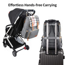 ESPIDOO Baby Diaper Bag Backpack, Large Waterproof Nappy Changing Bag for Travel