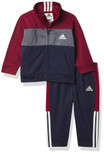 adidas Baby Boys' Li'l Sport Tricot Jacket & Jogger Clothing Set