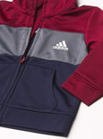 adidas Baby Boys' Li'l Sport Tricot Jacket & Jogger Clothing Set