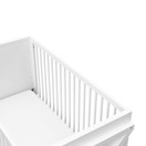 STORKCRAFT Equinox 3-in-1 Convertible Crib (White) – Easily Converts to Toddler Bed and Daybed, 3-Position Adjustable Mattress Support Base, Modern Two-Tone Design for Contemporary Nursery