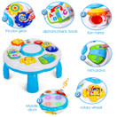 Dahuniu Baby Activity Table Baby Musical Learning Toy 6 to 12 -18 Months Old Boy Girls Activity Center for Toddlers 1-3 Year Olds.Size 12.2 x 12.2 x 7.3 Inches