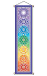Chakra Banner, By Bryon Allen 12" X 48" Large 
