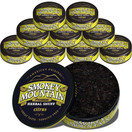 Smokey Mountain Herbal Snuff, Nicotine Free and Tobacco Free, Herbal Snuff - Great Tasting & Refreshing Chewing Tobacco Alternative, Citrus 10 Can Box