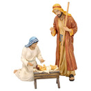 Three Kings Nativity Figurines with Real Gold, Frankincense and Myrrh, Set of 11, 7 inch Scale