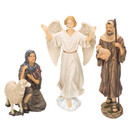 Three Kings Nativity Figurines with Real Gold, Frankincense and Myrrh, Set of 11, 7 inch Scale