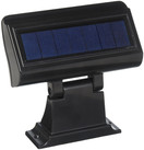 Whitehall Products Standard Wall Illuminator Solar Address Lamp, Black, Made in the USA