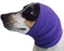 Happy Hoodie for Dogs - The Original Grooming and Force Drying Miracle Tool for Anxiety Relief and Calming Dogs, Large (Purple)