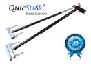 QuicStick Hand Controls Disabled Driving Handicap Aid Equipment For Permanent Or Temporary Disability Drivers, Black