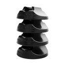 Disc-O-Bed Non-Slip Foot Pads, Set of 4 - Black
