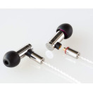 Final E5000 High Resolution Sound Isolating In-Ear Headphones Earphones, Silver