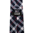 Marvel Captain America Blue Plaid  Men's Dress Tie Marvel Captain America Blue Plaid  Men's Dress Tie
