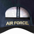 US Air Force Veteran Embroidered Baseball Cap Hat in Navy Blue