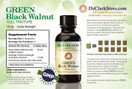 Green Black Walnut Hull Tincture by Dr. Clark Store 4 oz