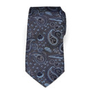 Vader Paisley Blue and Gray Men's Necktie