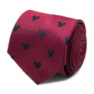 CufflinksInc Mickey Mouse Red Pin Dot Men's Necktie