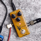 NUX Horseman Overdrive Guitar Effect Pedal with Gold and Silver Modes, Voltage Converter