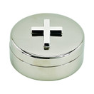 Round Plated Non-Tarnish Nickel Cross Rosary Box 27.22 grams