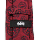 Red Batman  Paisley Tie