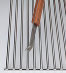 CharGon BBQ Stainless Steel Ultimate Grill and BBQ Cleaning Tool for Round Rod Grills, Brown