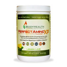BodyHealth PerfectAmino XP Lemon Lime, Best Pre/Post Workout Recovery Drink, 8 Essential Amino Acids Energy Supplement with 50% BCAAs, 100% Organic, 99% Utilization, 60 Servings