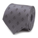 Cufflinks Inc Mandalorian  Gray Silk Men's Tie