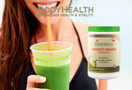 BodyHealth Perfect Greens Formula, 100% Organic Superfood, 23 Whole Foods (Wheat Grass, Spirulina, etc) Antioxidant, Probiotic, Detox, Gluten Free, Energy Juice Supplement, Apple Flavor 30 servings