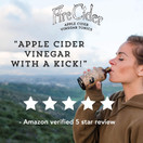 Fire Cider, Apple Cider Vinegar Tonic with Honey, Original Flavor, Pure and Raw, All Certified Organic Ingredients, Not Heat Processed, Not Pasteurized, Paleo, Keto, 128 Shots