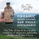 Fire Cider, Apple Cider Vinegar Tonic with Honey, Original Flavor, Pure and Raw, All Certified Organic Ingredients, Not Heat Processed, Not Pasteurized, Paleo, Keto, 128 Shots