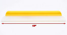 One Pass HydroglideWaterblade Silicone Y-Bar Squeegee, 18 inches Yellow