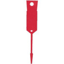 Red Self-Locking Arrow Key Tags (1,000 per pack)