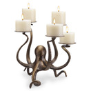 SPI Home Octopus Pillar Candelabra 15 x 11 x 12 inches