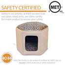 K&H Pet Products K&H Pet Products Thermo-Kitty Sleephouse Cat Cave - Heated or Unheated