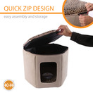 K&H Pet Products K&H Pet Products Thermo-Kitty Sleephouse Cat Cave - Heated or Unheated