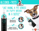 Premium Pet Dental Spray (Large - 8oz): Eliminate Bad Dog Breath & Bad Cat Breath! Naturally Fights Plaque, Tartar & Gum Disease Without Brushing! Add to Water! Digestive Aid!