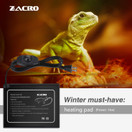 Zacro Reptile Heat Pad with Thermostat - Temperature Adjustable Under Tank Heater for 30-40gal Tank, Terrarium Heat Mat for Turtle/Snake/Lizard/Frog/Spider/Plant Box,12 x 8in