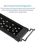 NICREW SkyLED Plus Aquarium Light for Planted Tanks, Full Spectrum Freshwater Fish Tank Light, Light Brightness and Spectrum Adjustable with External Controller, 48-54 Inches, 45 Watts