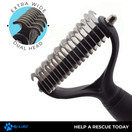 Max and Neo 2 Sided Undercoat Rake Dog Dematting Comb - We Donate One for One to Dog Rescues for Every Product Sold